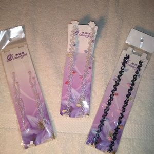Bra Straps 3pr Beaded Fun Jeweled Straps (3pr)